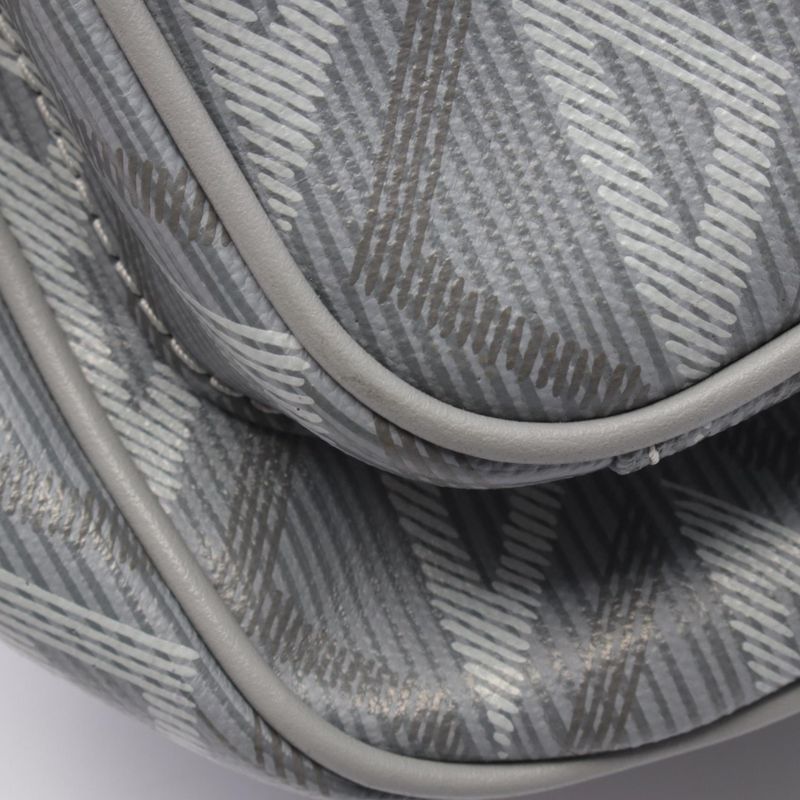 Dior Waist Bag Rider Mini CD Diamond Gray Canvas White