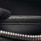 Celine Shoulder Bag Messenger Triomphe Black Leather
