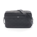 Celine Shoulder Bag Messenger Triomphe Black Leather