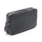 Celine Shoulder Bag Messenger Triomphe Black Leather
