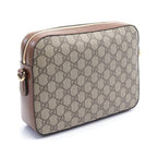 Gucci Shoulder Bag Interlocking GG Supreme Beige Brown