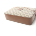 Gucci Shoulder Bag Interlocking GG Supreme Beige Brown