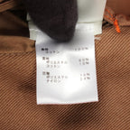 Louis Vuitton Hooded Patet Denim Jacket Jackets Orange Brown