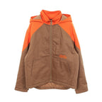 Louis Vuitton Hooded Patet Denim Jacket Jackets Orange Brown