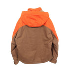 Louis Vuitton Hooded Patet Denim Jacket Jackets Orange Brown