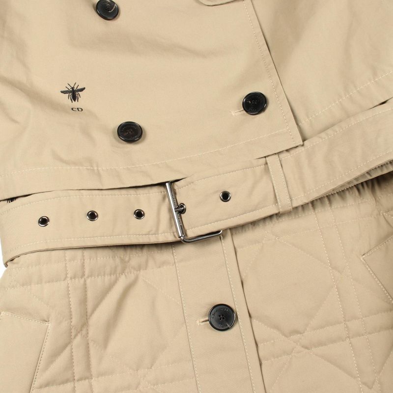 Dior Trench Coat Macro Cannage