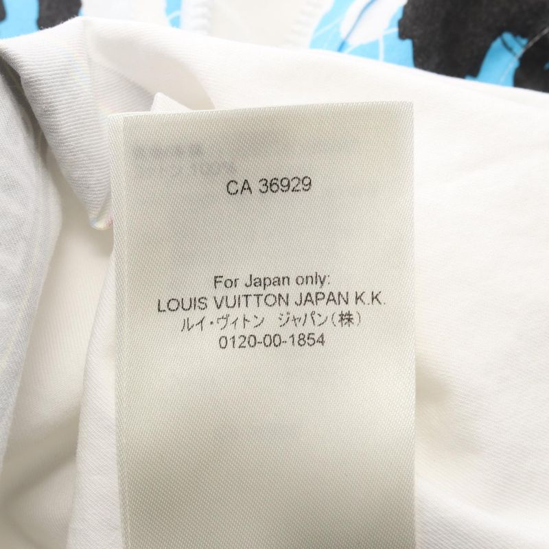 Louis Vuitton Animation Technical Zip Up Shirt Rm9 Jacket White Multi-color