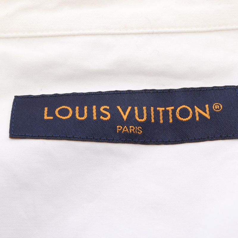 Louis Vuitton Animation Technical Zip Up Shirt Rm9 Jacket White Multi-color