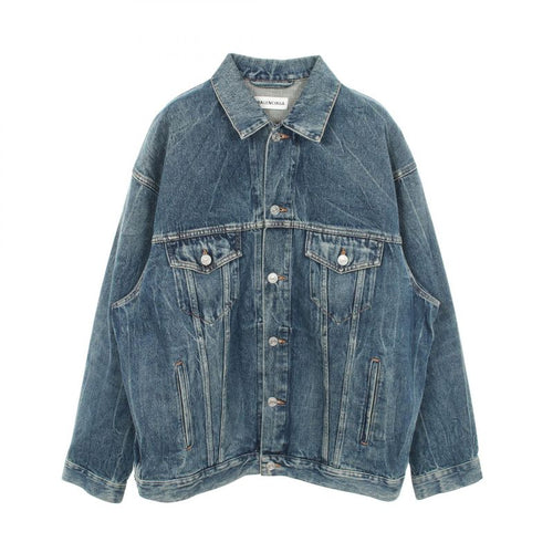 Balenciaga Denim Jacket Cotton Blue