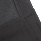 Chanel CC Logo Button Fabric Cashmere Top Shirt Navy Black