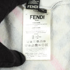 Fendi Sweatshirt Zucca Cotton Khaki Black Red