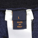 Louis Vuitton Knit Half and Monogram Cashmere Wool Sweater