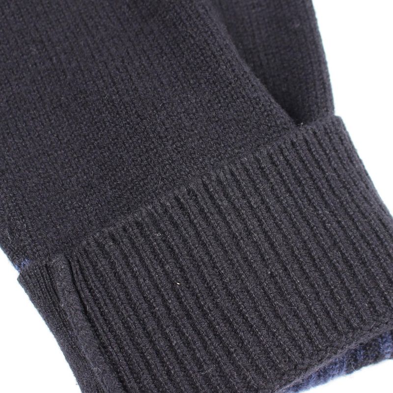 Louis Vuitton Knit Half and Monogram Cashmere Wool Sweater