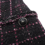Chanel Skirt CC Logo Button Wool