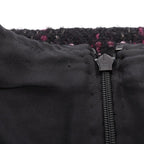 Chanel Skirt CC Logo Button Wool