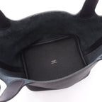 Hermes Handbag Picotin Lock PM Canvas Leather Canvas Navy