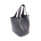 Hermes Handbag Picotin Lock PM Canvas Leather Canvas Navy
