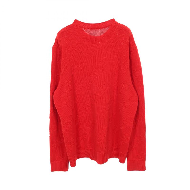 Balenciaga Knit Logo Jacquard Cotton Sweater