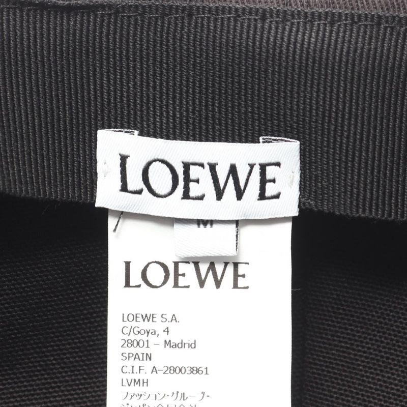 Loewe Cap L Patch Black Red Cap