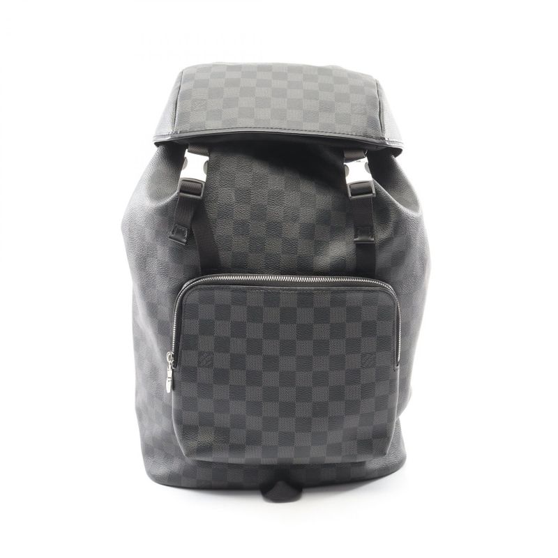 Louis Vuitton Backpack Zack Canvas Leather