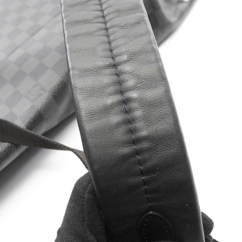 Louis Vuitton Backpack Zack Canvas Leather