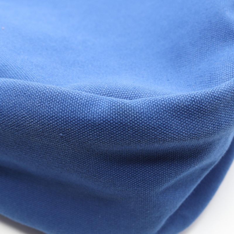 Prada Tote Canapa Blue Canvas Embossed Logo Hobo