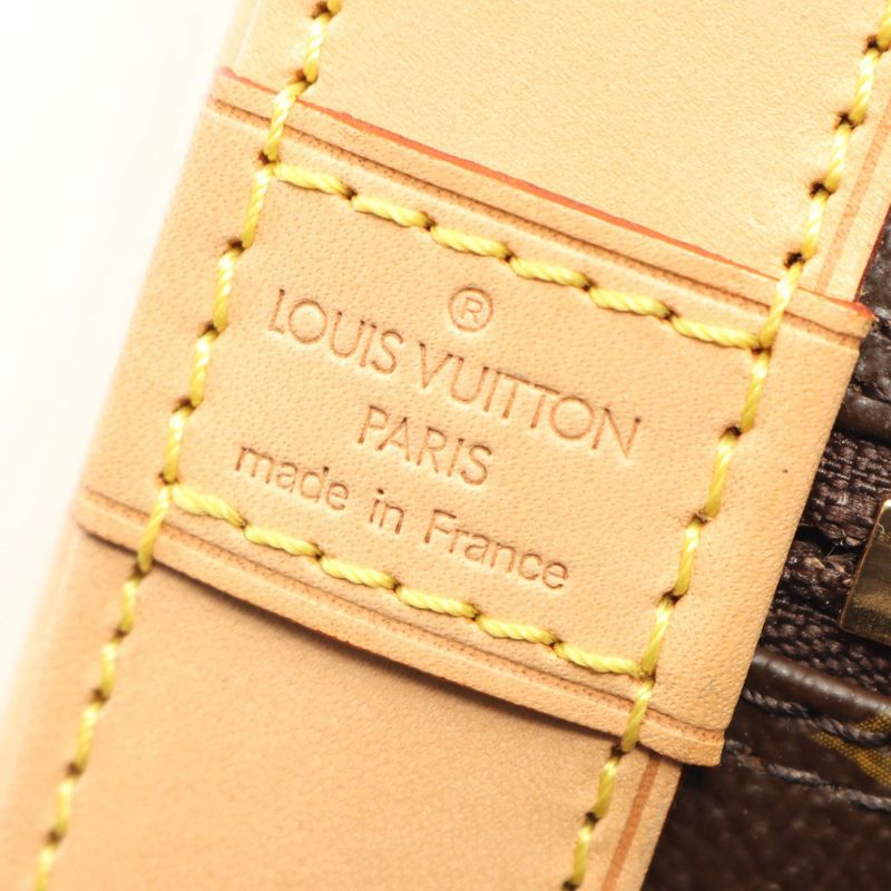 Louis Vuitton Handbag Alma PM Canvas Leather