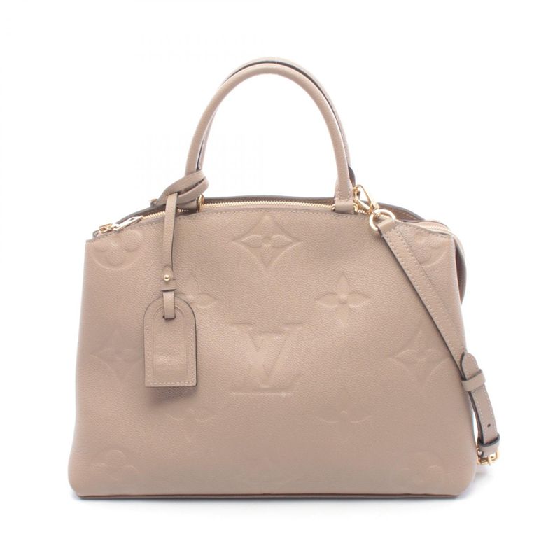 Louis Vuitton Handbag Grand Palais MM Tourterelle Leather Tourterelle Beige