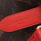 Louis Vuitton Shoulder Bag Neo Noe Coquelicot Canvas Leather Coquelicot Brown