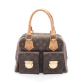Louis Vuitton Handbag Manhattan PM Canvas Leather