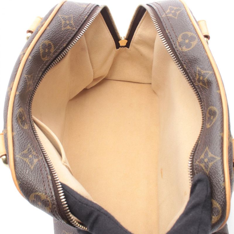 Louis Vuitton Handbag Manhattan PM Canvas Leather