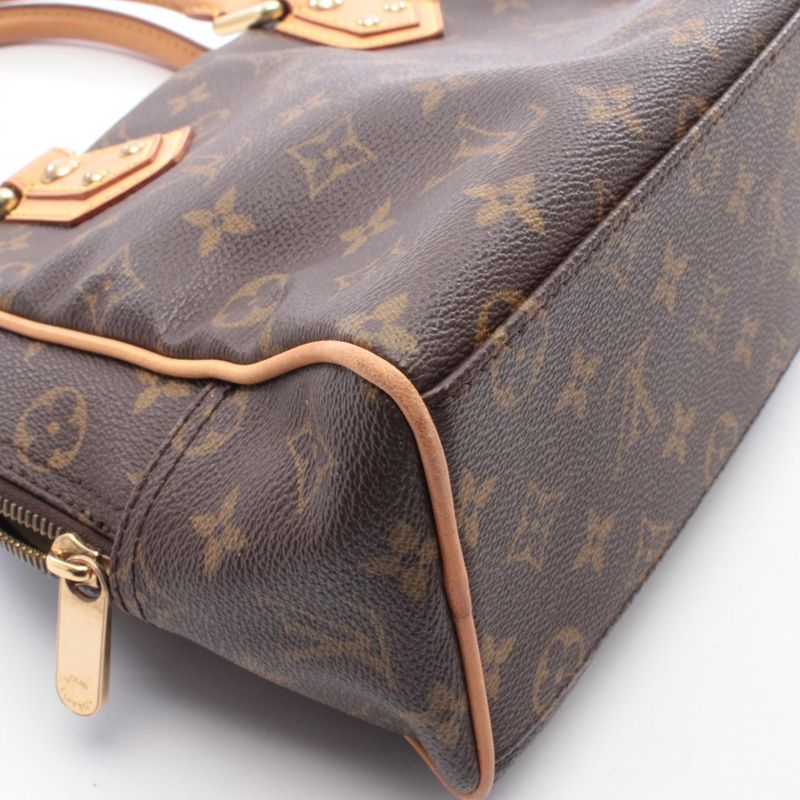 Louis Vuitton Handbag Manhattan PM Canvas Leather