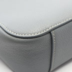 Dior Shoulder Bag Saddle Blue Gray Leather
