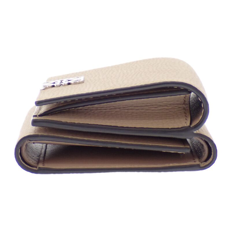 Loewe Anagram Trifold Compact Wallet Pebble Grain