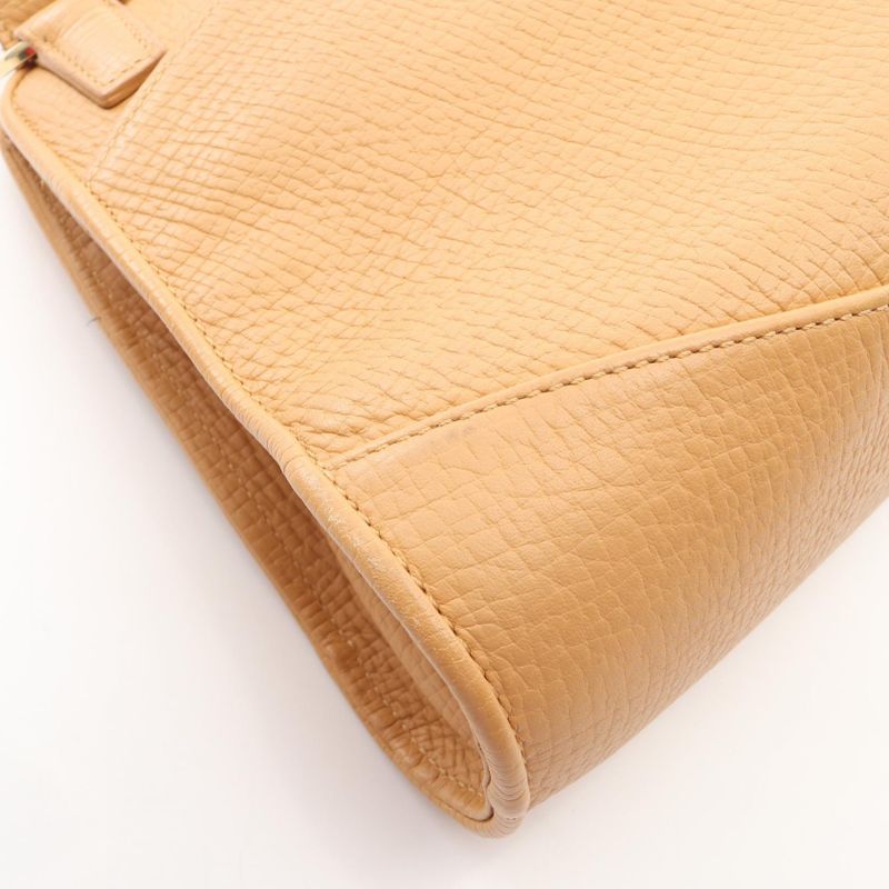 Loewe Shoulder Bag Beige Leather