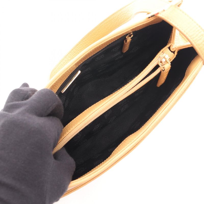 Loewe Shoulder Bag Beige Leather