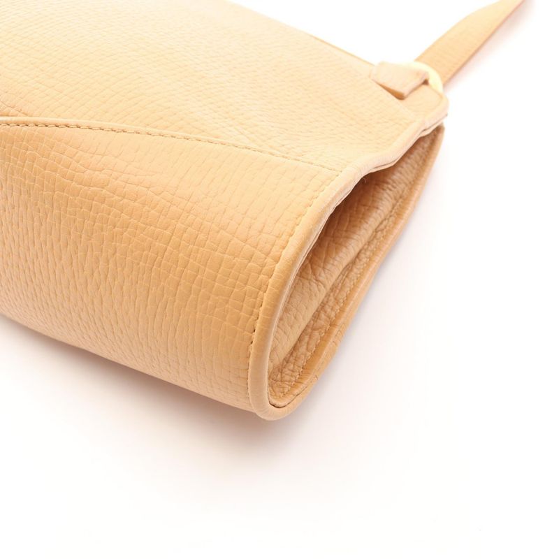 Loewe Shoulder Bag Beige Leather