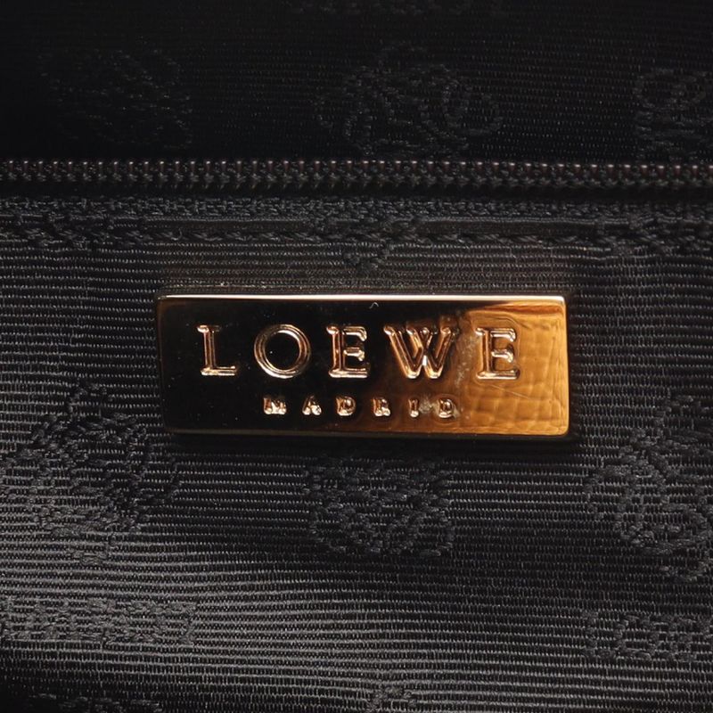 Loewe Shoulder Bag Beige Leather
