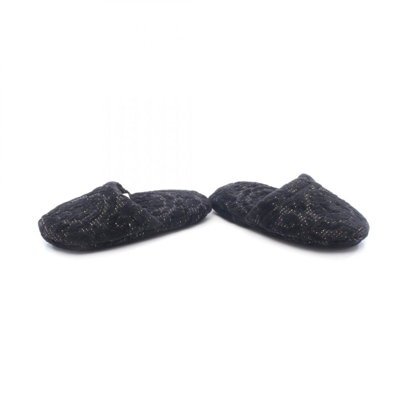 Versace Sandals Bath Slippers Barocco Gray Black