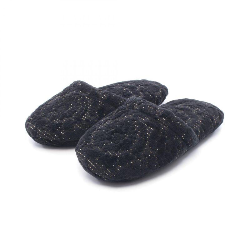 Versace Sandals Bath Slippers Barocco Gray Black