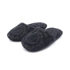 Versace Sandals Bath Slippers Barocco Gray Black