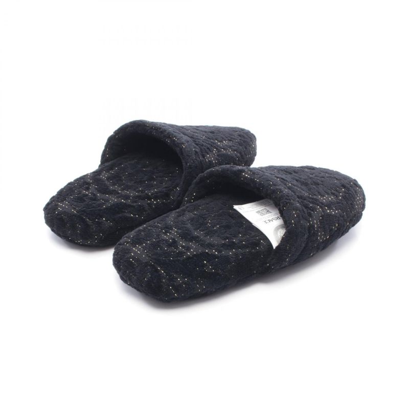 Versace Sandals Bath Slippers Barocco Gray Black
