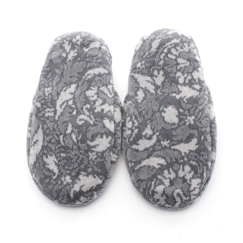 Versace Sandals Bath Slippers Barocco Gray Beige White