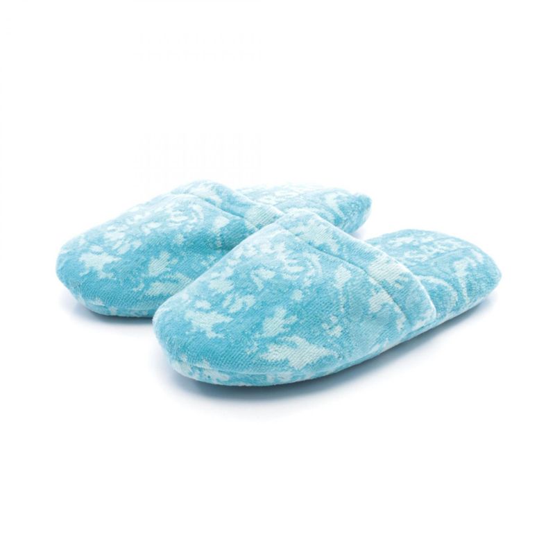 Versace Sandals Bath Slippers Barocco Blue