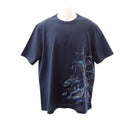 Hermes Cavalcade T-Shirt L Short Sleeve Cotton Navy Top Spring Summer