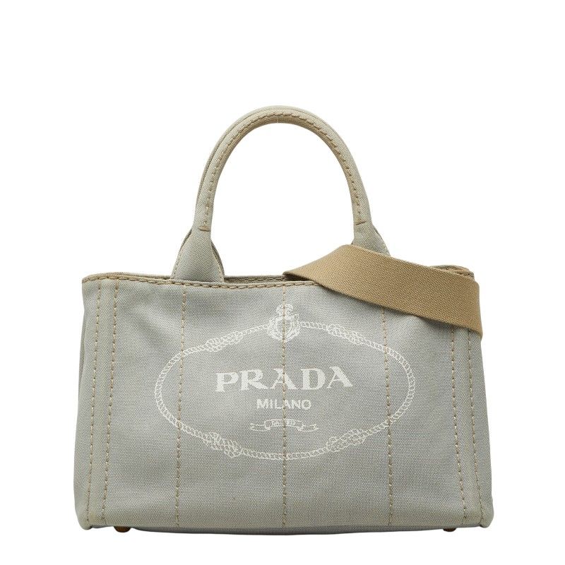 Prada Canapa Mini Tote 2-Way Shoulder Bag