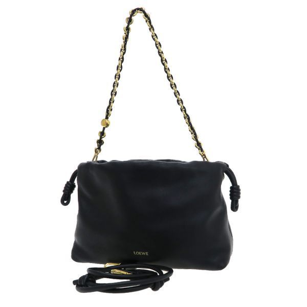 Loewe Flamenco Purse Leather Black