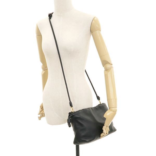 Loewe Flamenco Purse Leather Black