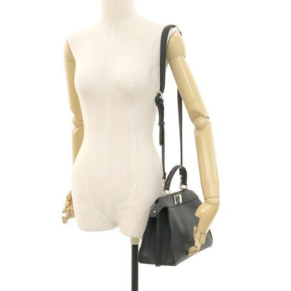 Fendi Peekaboo ISee Small Selleria Shoulder Bag