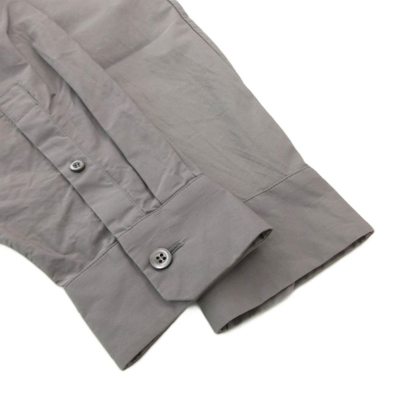 Prada Zip Up Shirt Jacket Dolman Sleeve 38 Gray